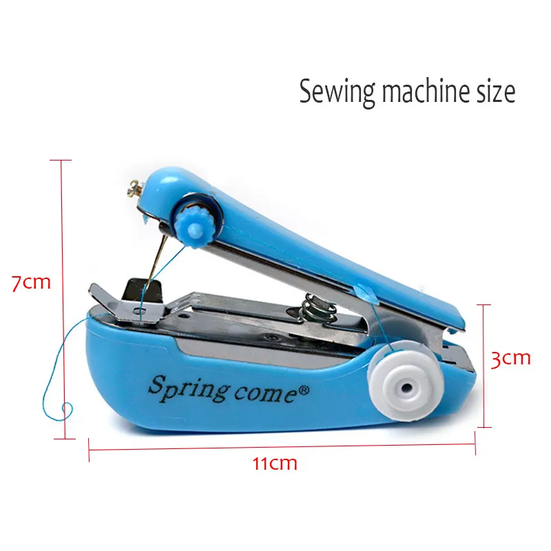 Mini Sewing Machine Set +Scissors+Needle+Thread+ Bobbin hover