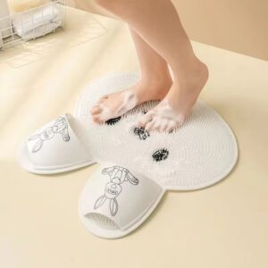 Foot Washer Nonslip Back Exfoliating Bath Wash for Floor Bathroom Shower