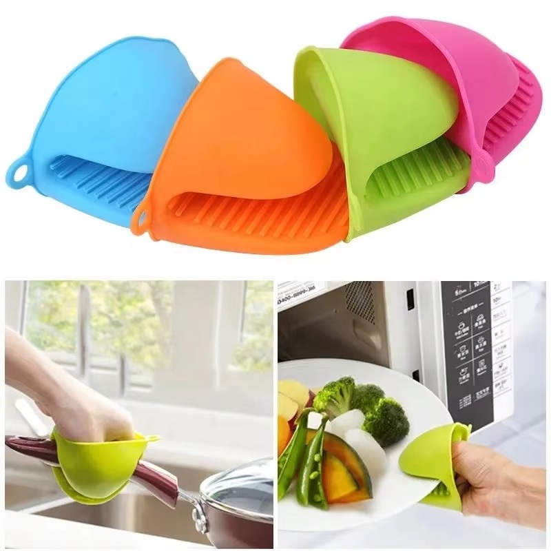 Silicone Cooking Pinch Grips Oven Mitts Finger