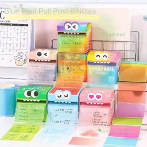 PET Memo Pads Portable Pearlescent Transparent Notes