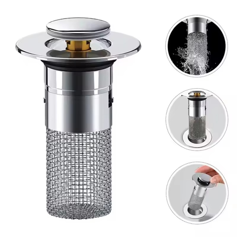 Hair Catcher Shower Drain Bathroom Kitchen Sink