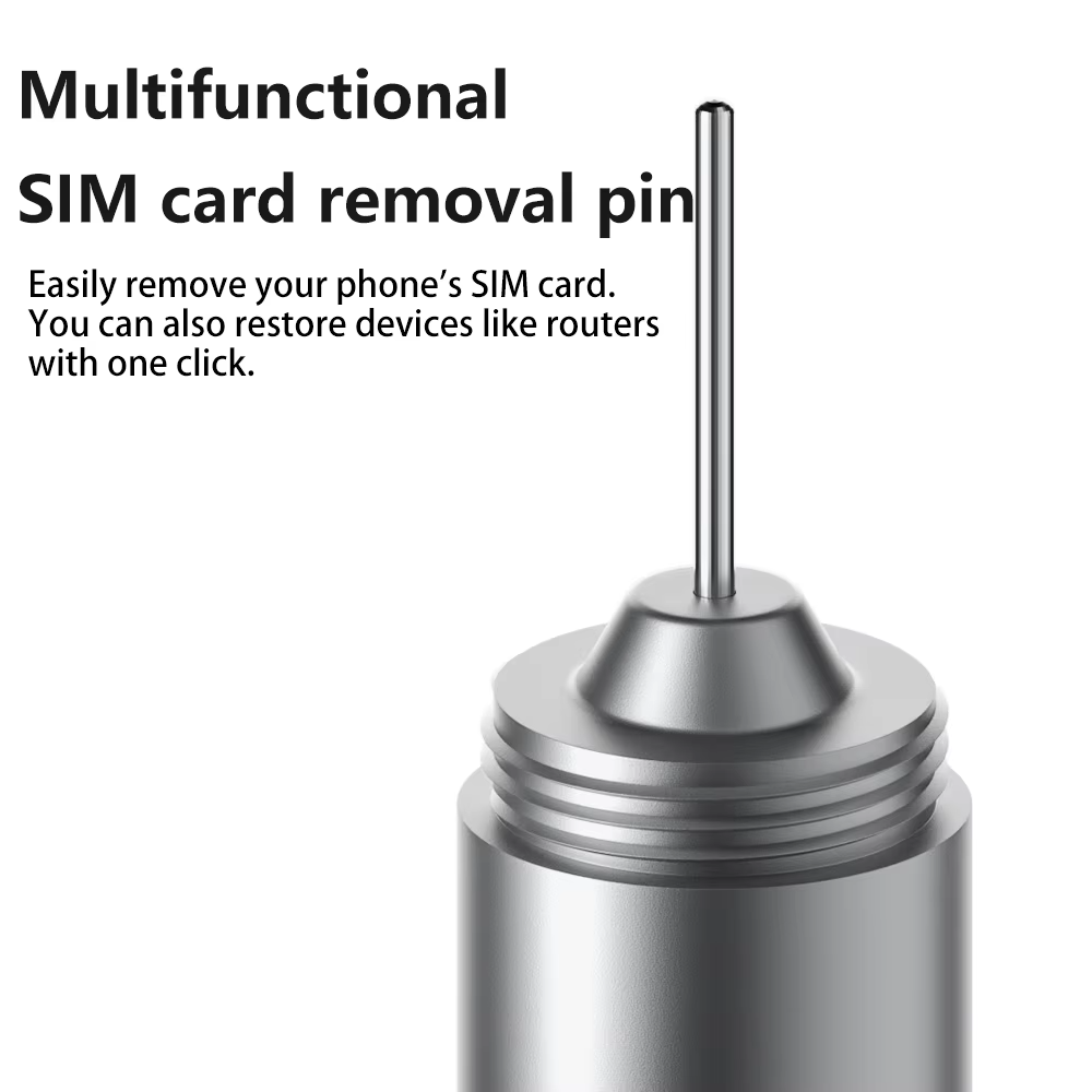 Smartphone Card Retrieval Needle and Cleaning Brush