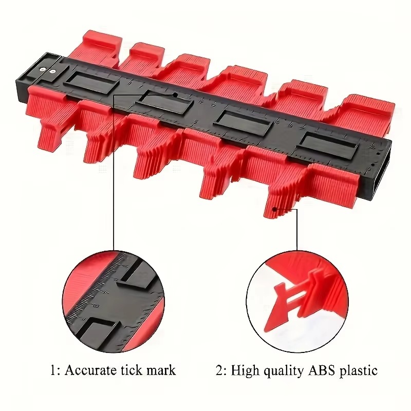 ABS Contour Gauge Irregular Shape Instant Template Marking Tool