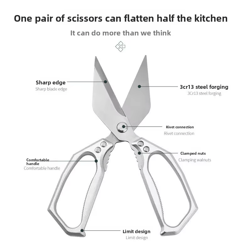 Multi-Function Heavy-Duty Kitchen Scissors